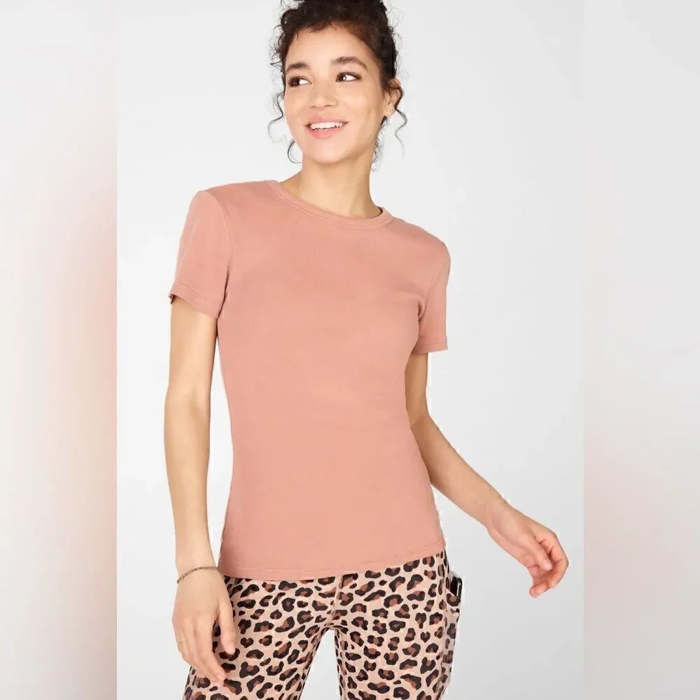 Fabletics- Women’s Tinsley Short-Sleeve Tee Plus Size, 2X